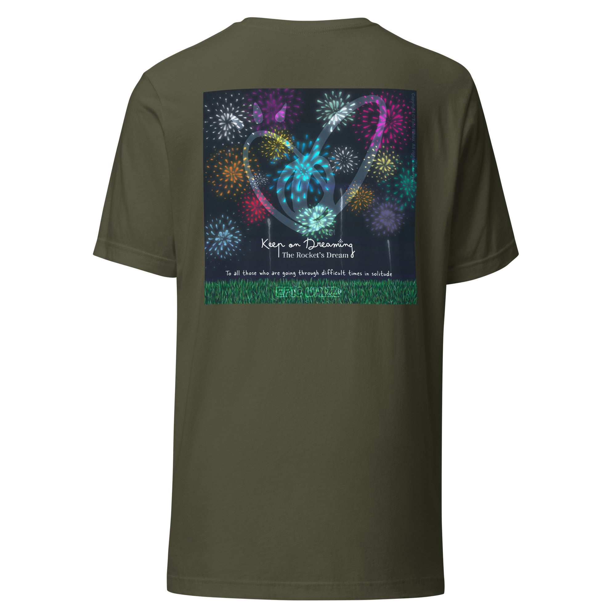 The Rocket-Keep on Dreaming_Unisex T-Shirt-Bright_Colours – Epic