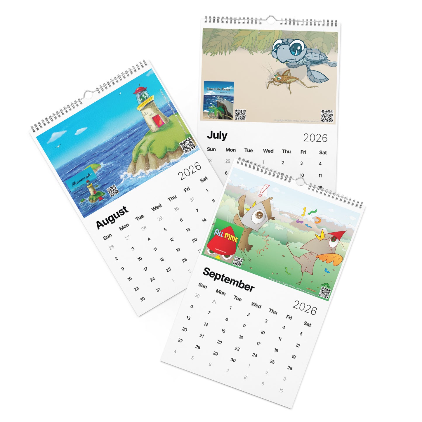 Epic Whizz® Picture Books_Wall calendar (2026)