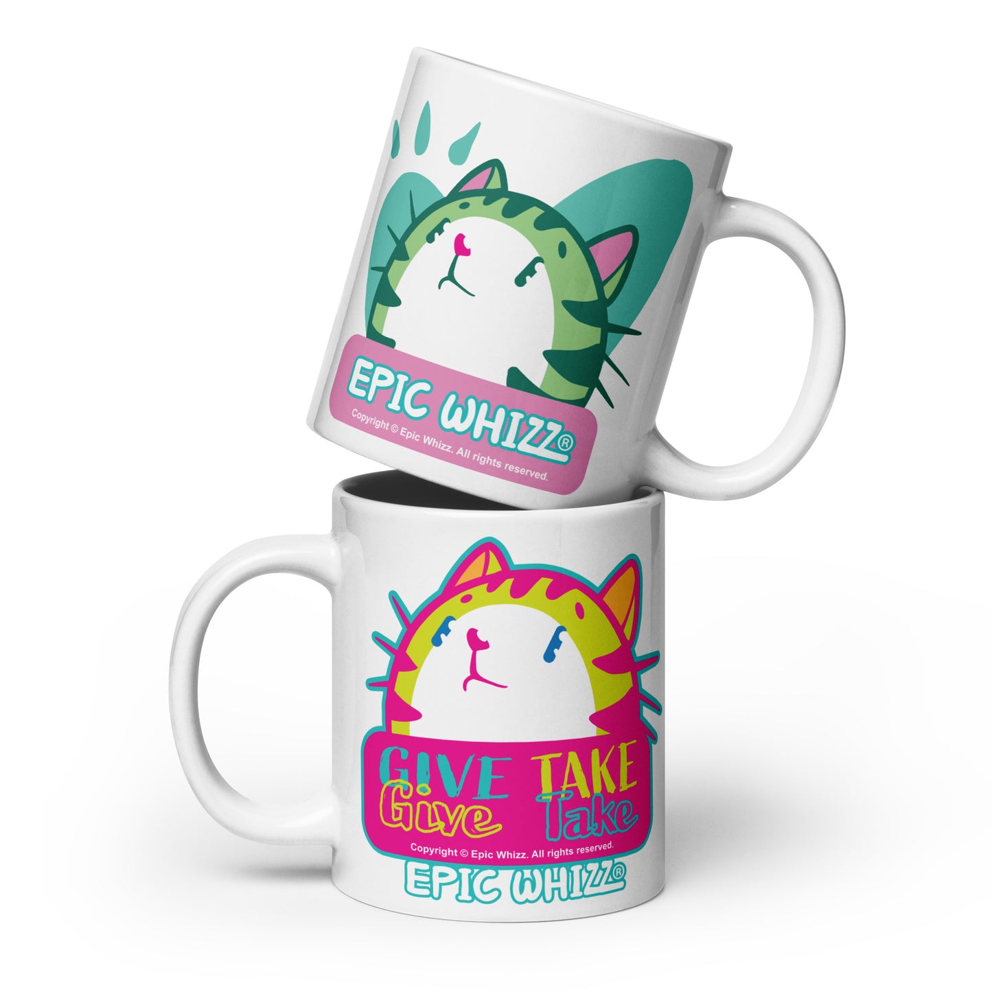 Tabby_White Glossy Mug