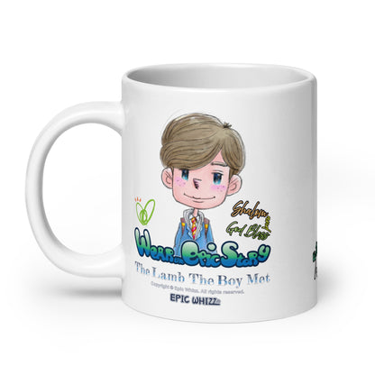 Aaron-White glossy mug