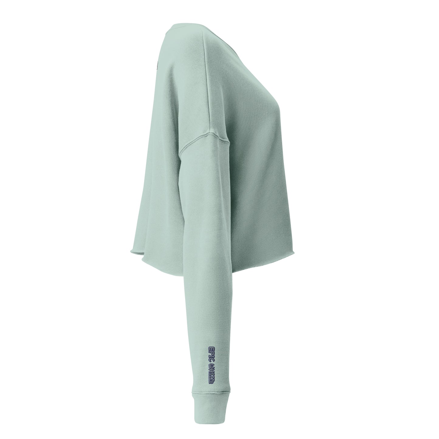 Epic Whizz® Heart_Embroidery_Crop Sweatshirt