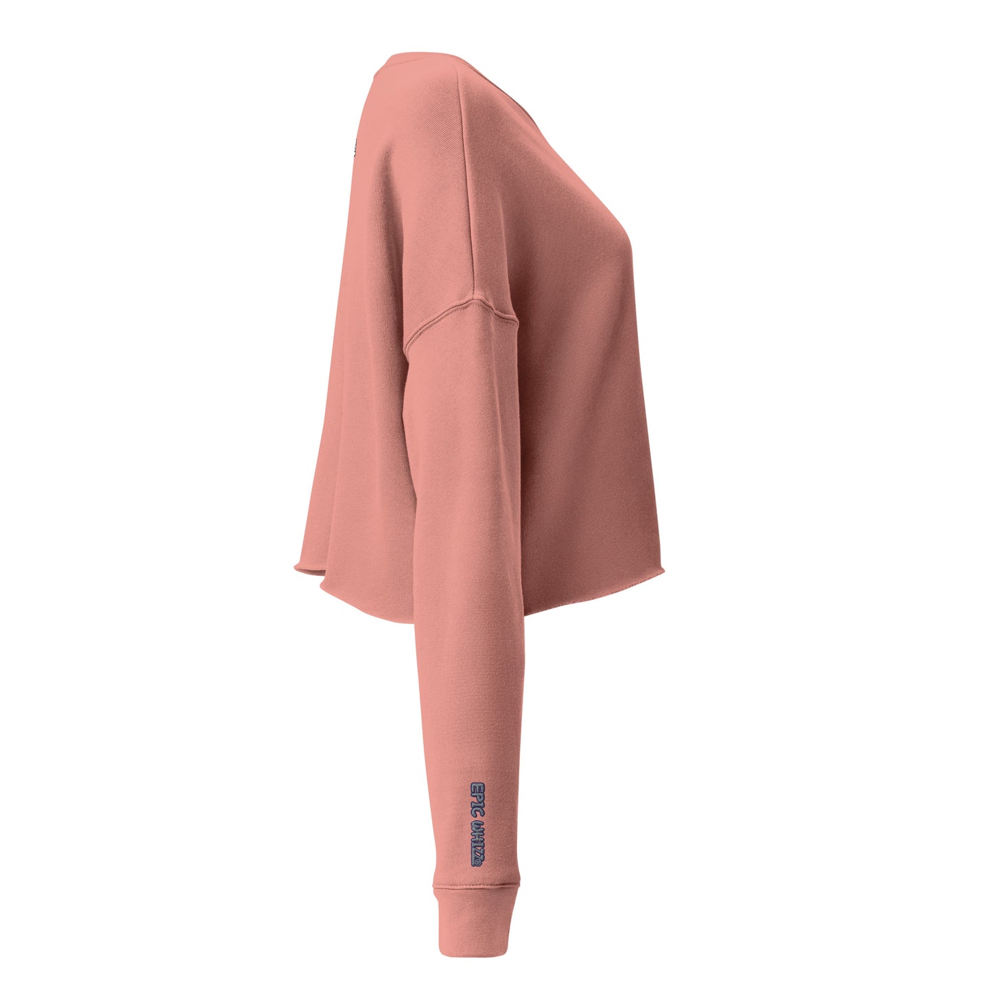 Epic Whizz® Heart_Embroidery_Crop Sweatshirt