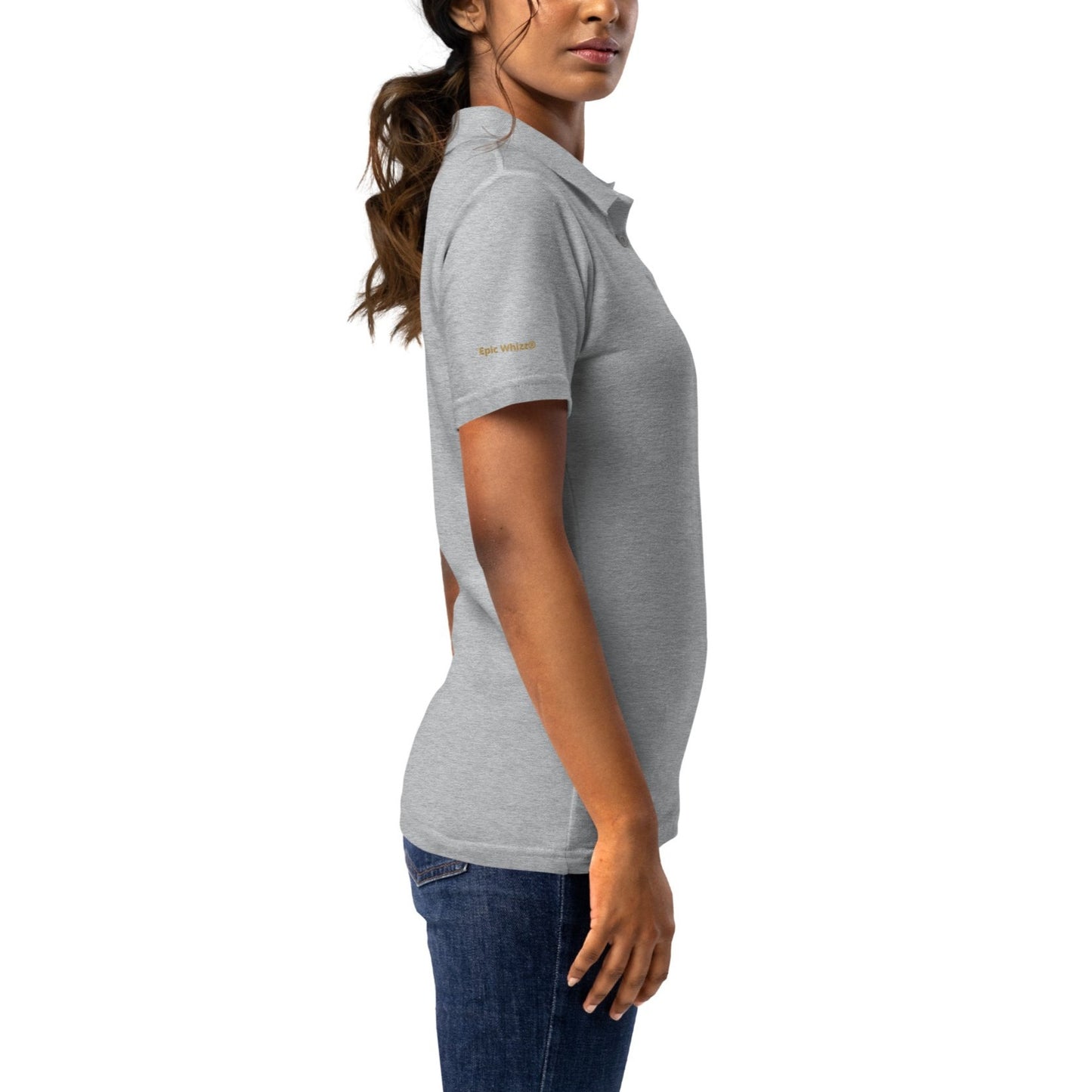 Epic Whizz® Heart-Embroidered_Women’s Polo Shirt