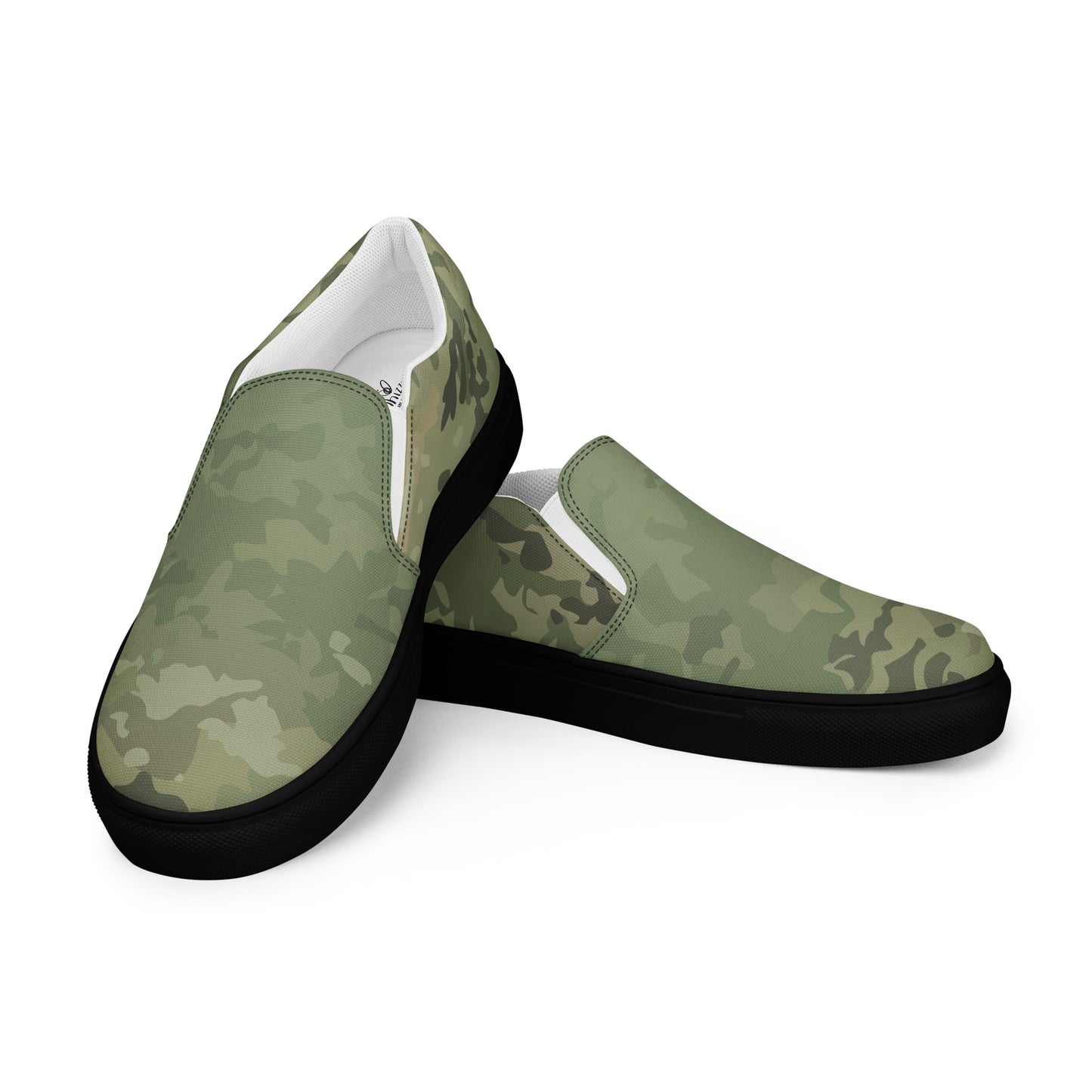 Epic_Camo Green_Camouflage_Women’s Slip-on Canvas Shoes