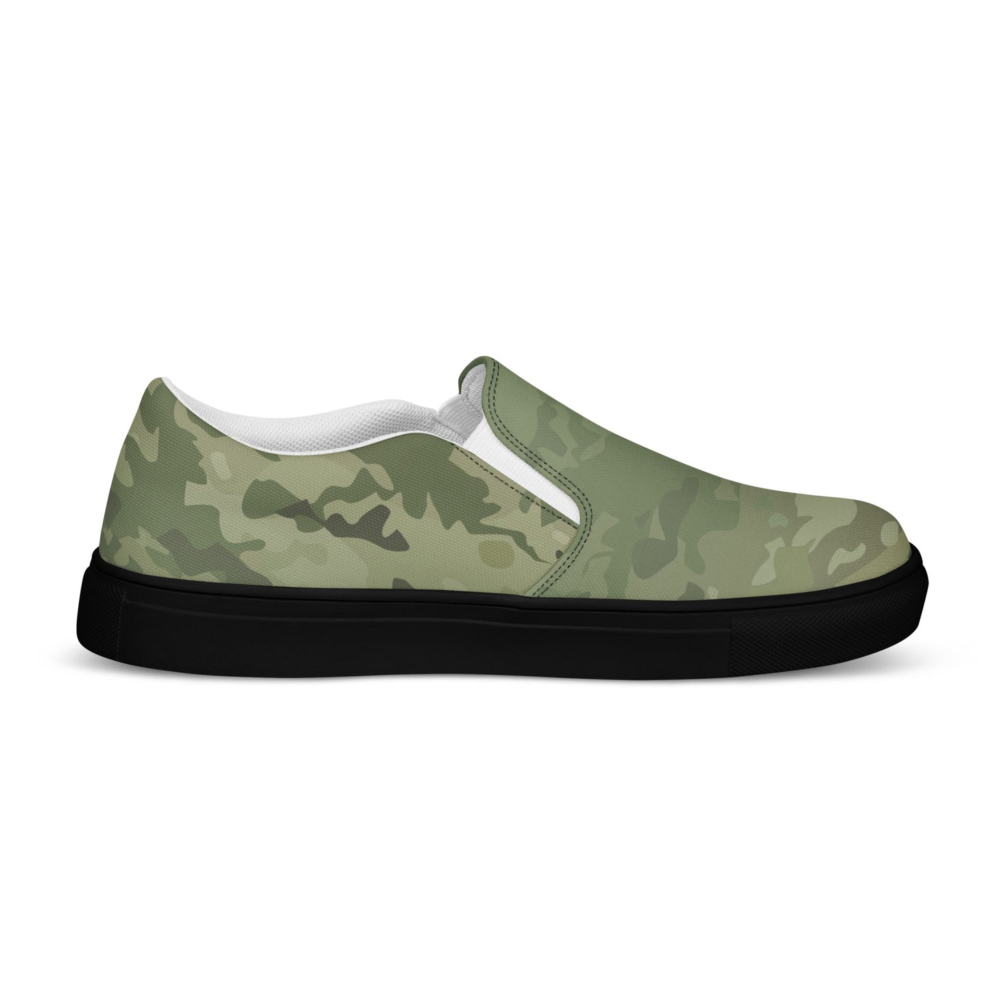 Epic_Camo Green_Camouflage_Women’s Slip-on Canvas Shoes