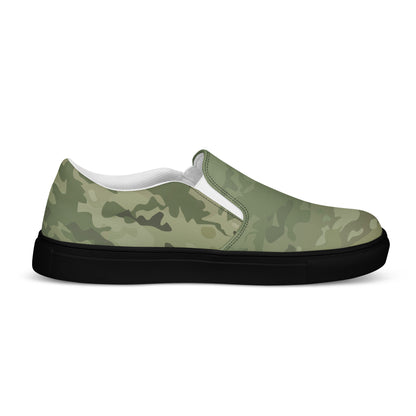 Epic_Camo Green_Camouflage_Women’s Slip-on Canvas Shoes