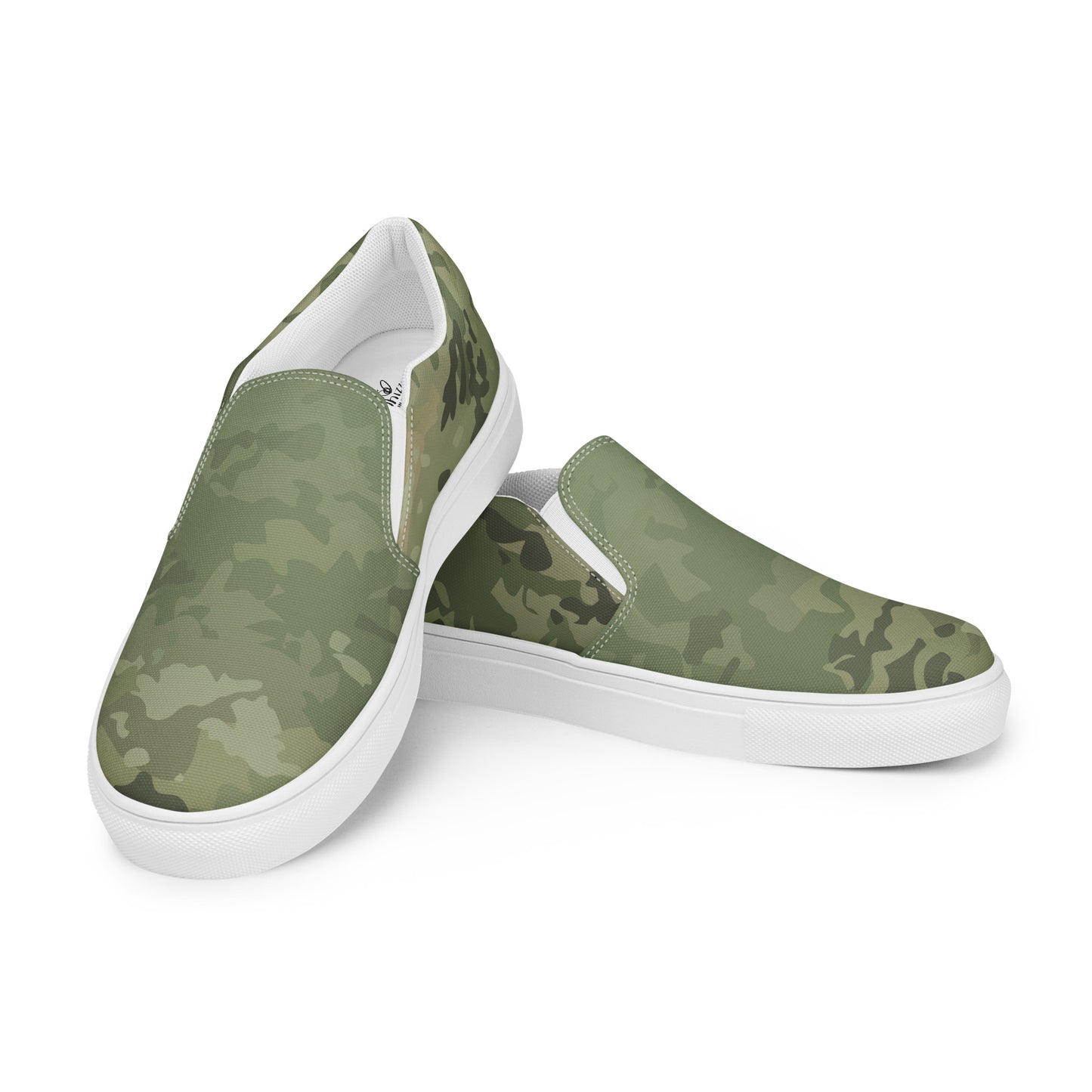 Epic_Camo Green_Camouflage_Women’s Slip-on Canvas Shoes