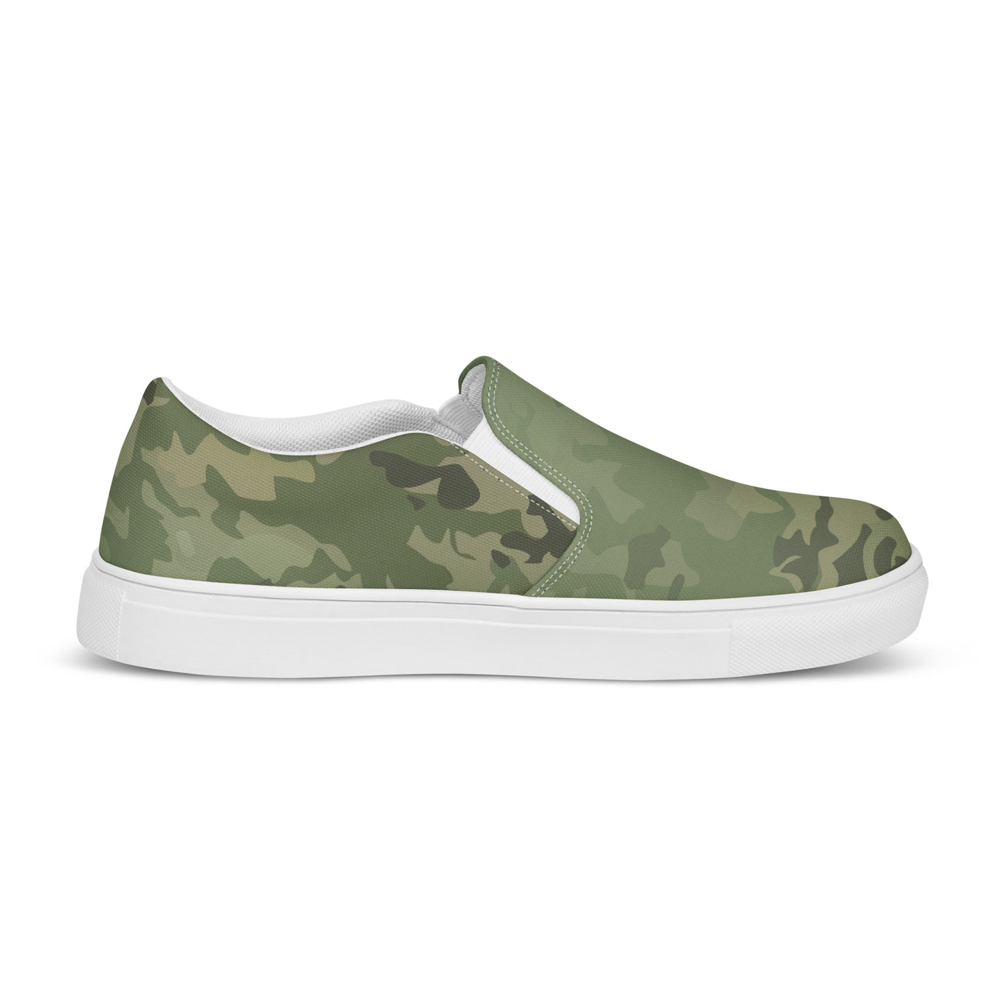 Epic_Camo Green_Camouflage_Women’s Slip-on Canvas Shoes