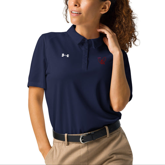 Epic Whizz® Heart-Embroidered_Under Armour® Women’s Polo