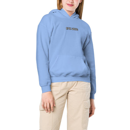Epic Whizz® LOGO_Embroidery_Youth Heavy Blend Hoodie