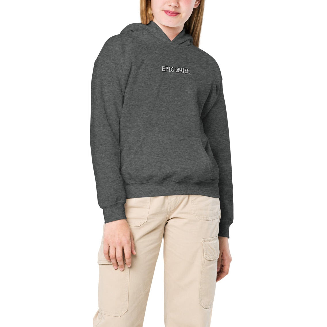 Epic Whizz® LOGO_Embroidery_Youth Heavy Blend Hoodie