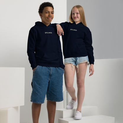 Epic Whizz® LOGO_Embroidery_Youth Heavy Blend Hoodie