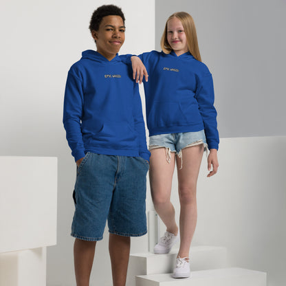 Epic Whizz® LOGO_Embroidery_Youth Heavy Blend Hoodie