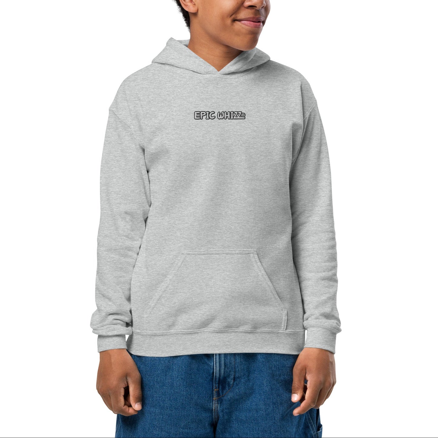 Epic Whizz® LOGO_Embroidery_Youth Heavy Blend Hoodie